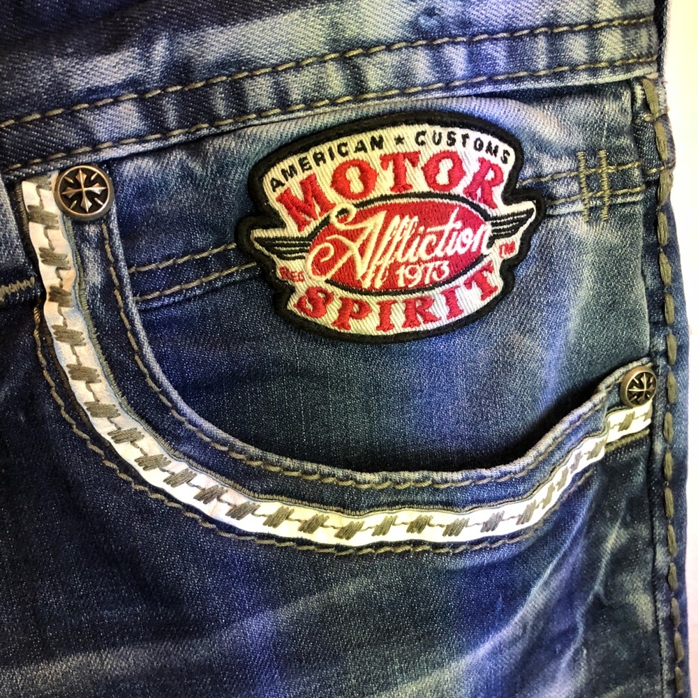 Affliction jeans , worn once